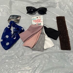 Stylish Hair Accessories and Sunglasses Set